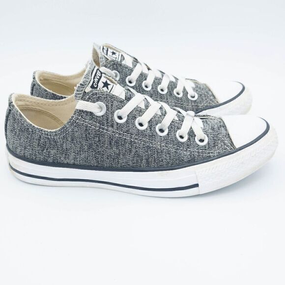 Grey Low Top Converse All Stars Size: M5/W7 - Picture 5 of 8